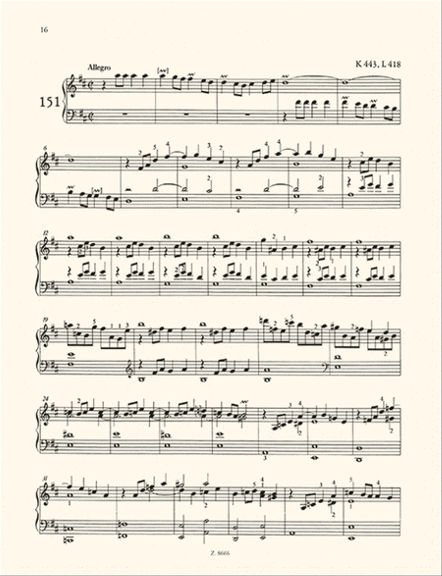 200 Sonate per clavicembalo (pianoforte) 4 Piano Solo scores gallery preview page 2
