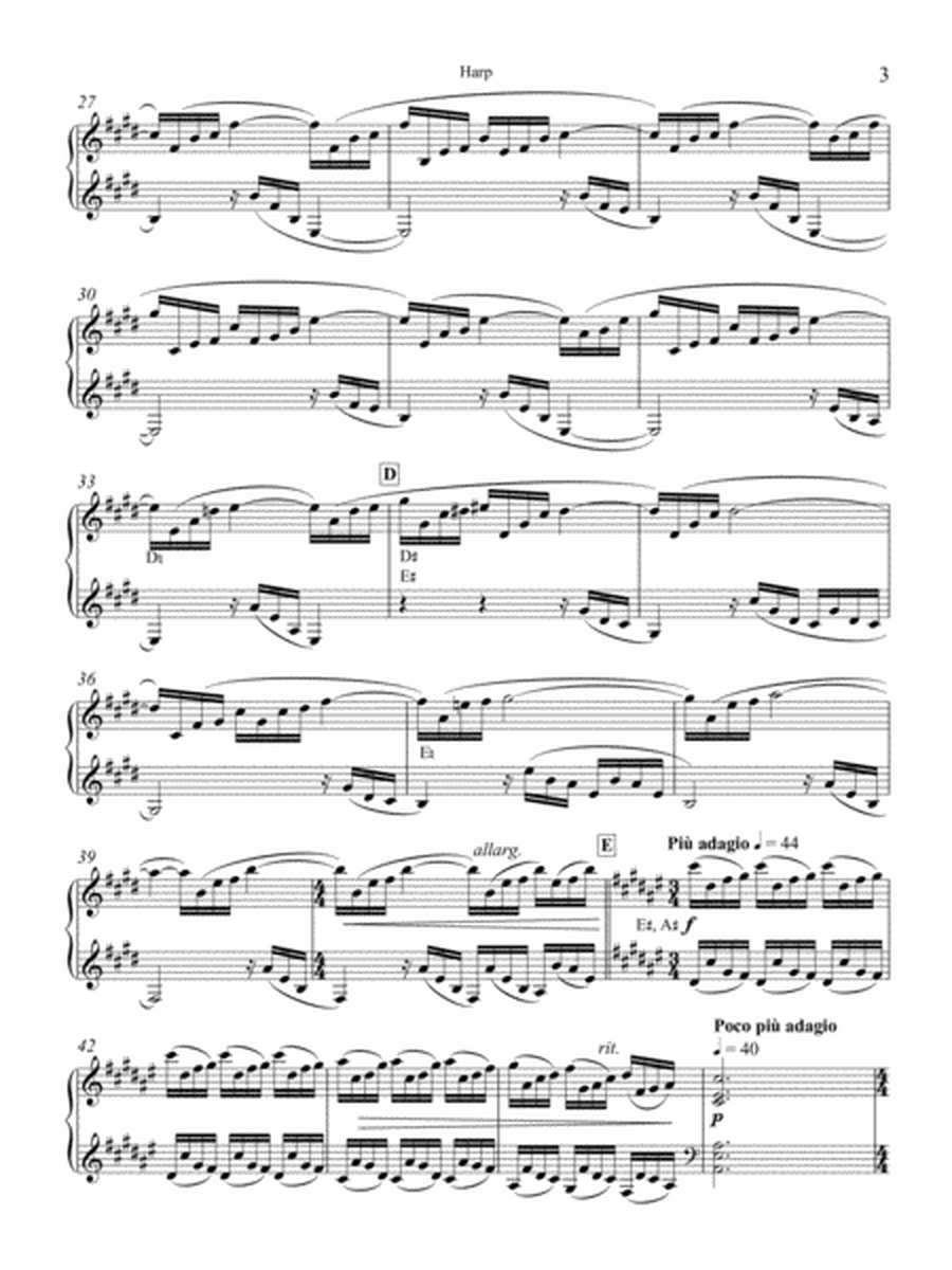 Requiem Songs (Downloadable Violin and Harp Parts for Chamber Version)