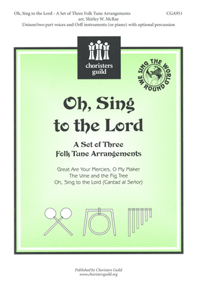 Book cover for Oh, Sing to the Lord