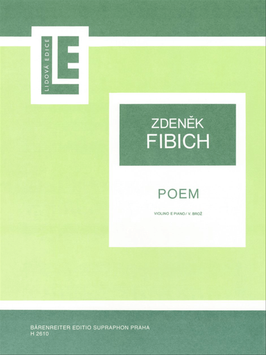 Poem Violin Solo scores gallery preview page 1