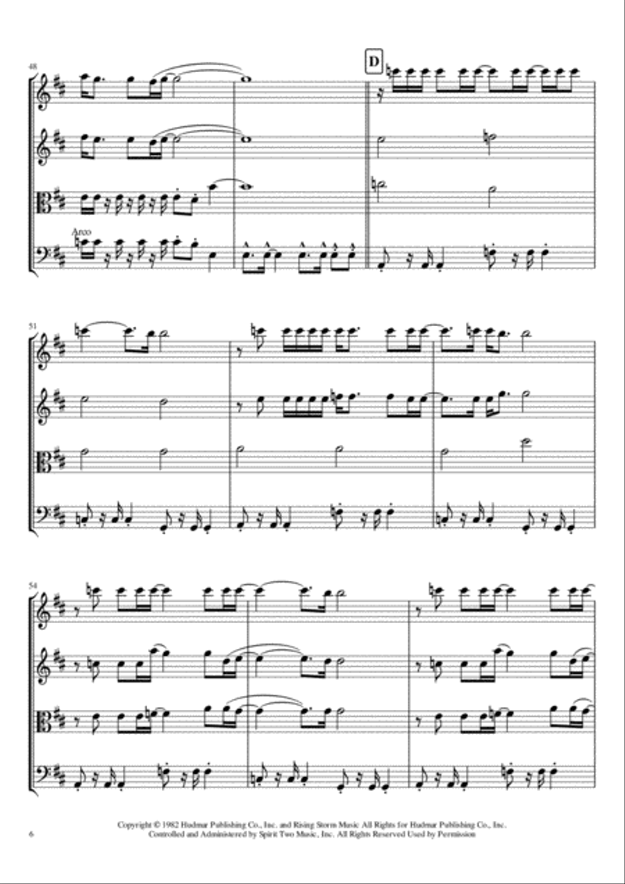 Africa Africa String Quartet scores gallery preview page 6