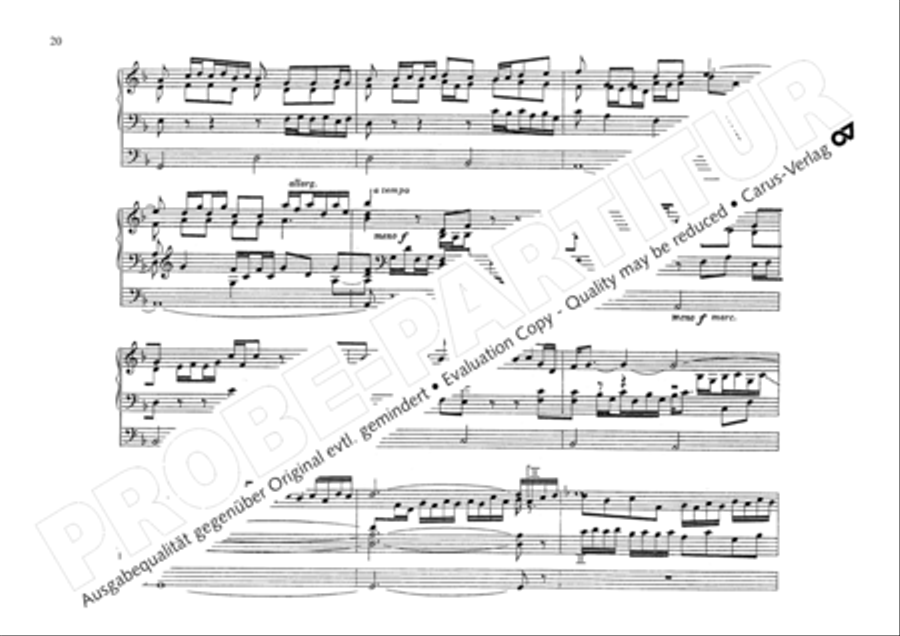 O God, from heaven look on us (Ach Gott, vom Himmel sieh darein) Organ scores gallery preview page 23