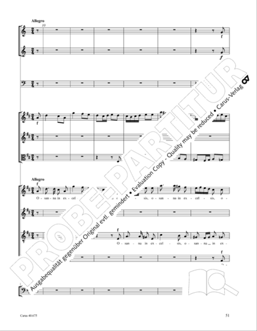 Mass in G Major STB scores gallery preview page 64