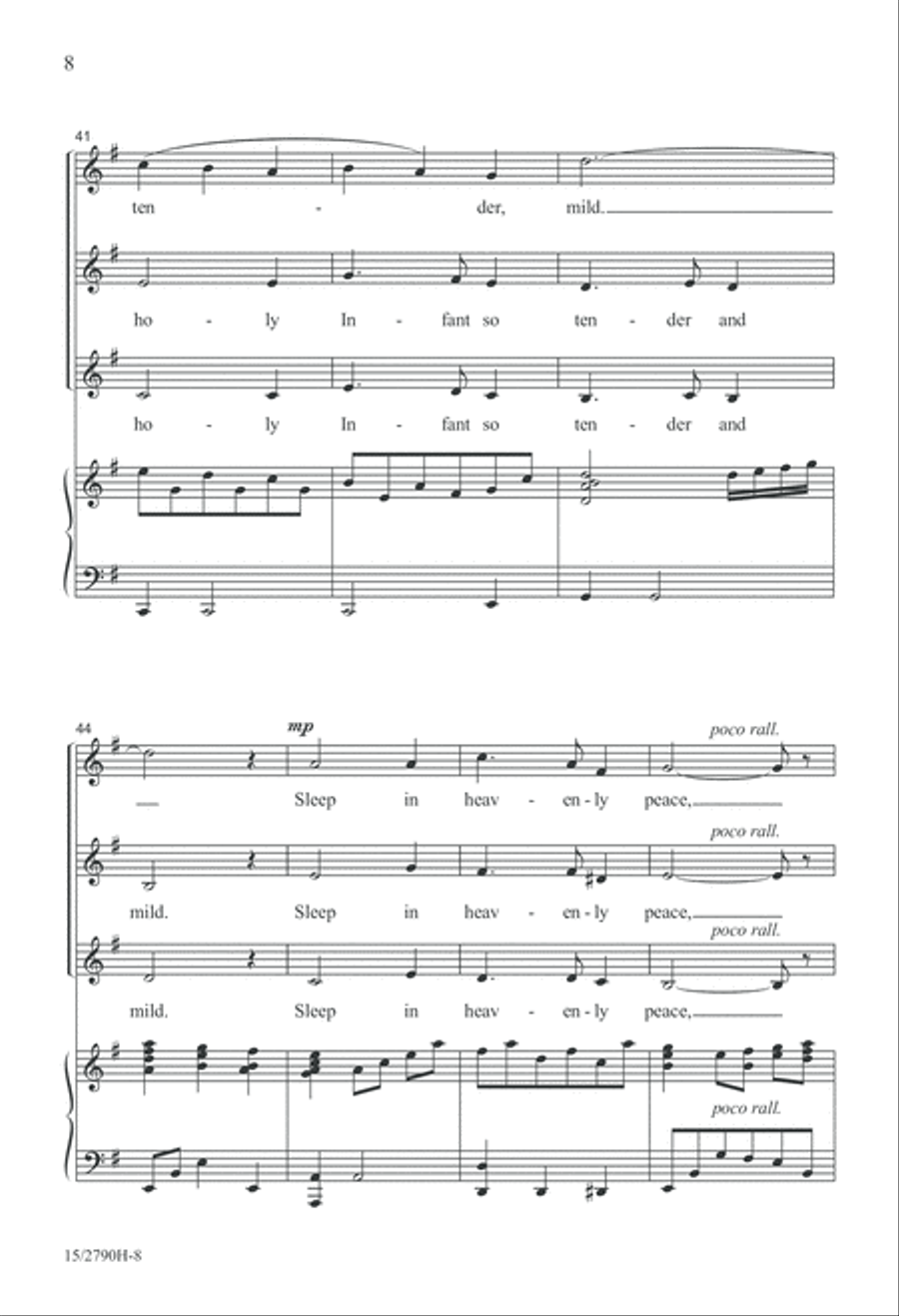 Infant Holy Infant Holy SSA scores gallery preview page 9