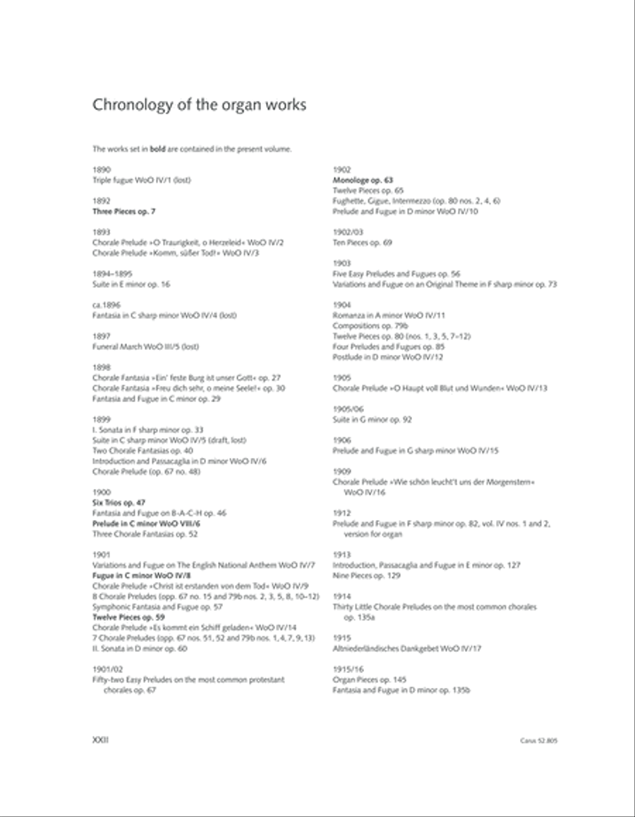 Reger Edition of Work, vol. I/5: Organ pieces I Organ Solo scores gallery preview page 20