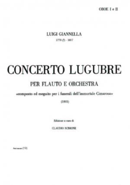 Concerto lugubre [do minore] : per flauto e orchestra, 1801 19Parte