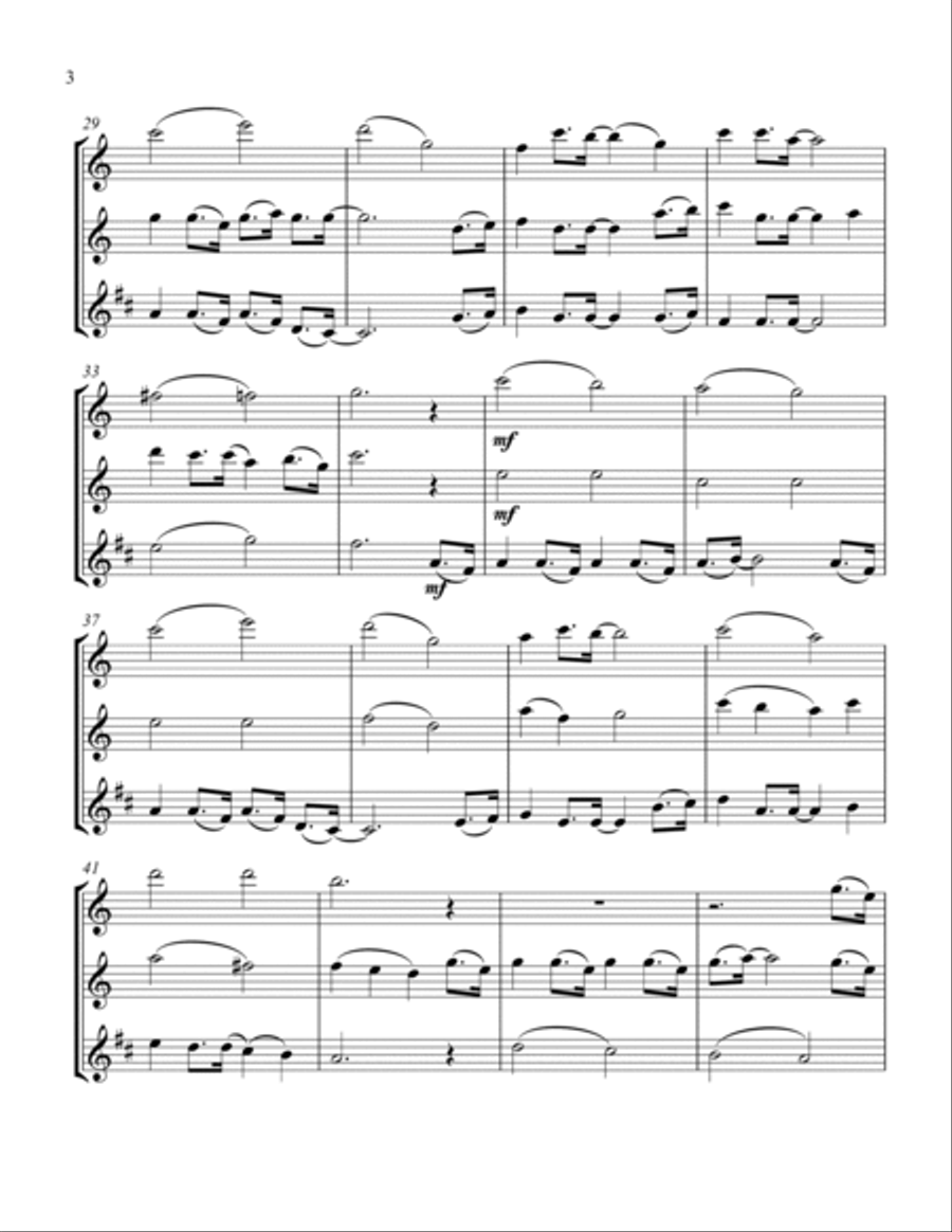 A Marshmallow World A Marshmallow World Woodwind Trio scores gallery preview page 4