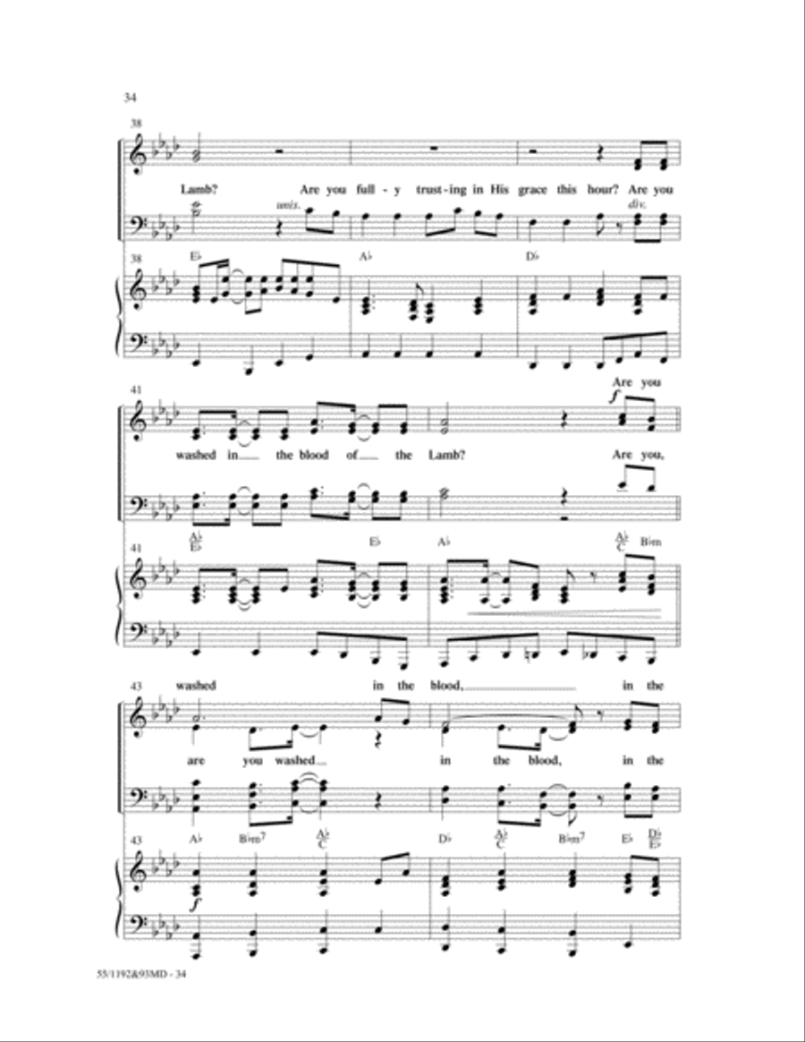 The Lamb The Lamb 4-Part scores gallery preview page 23