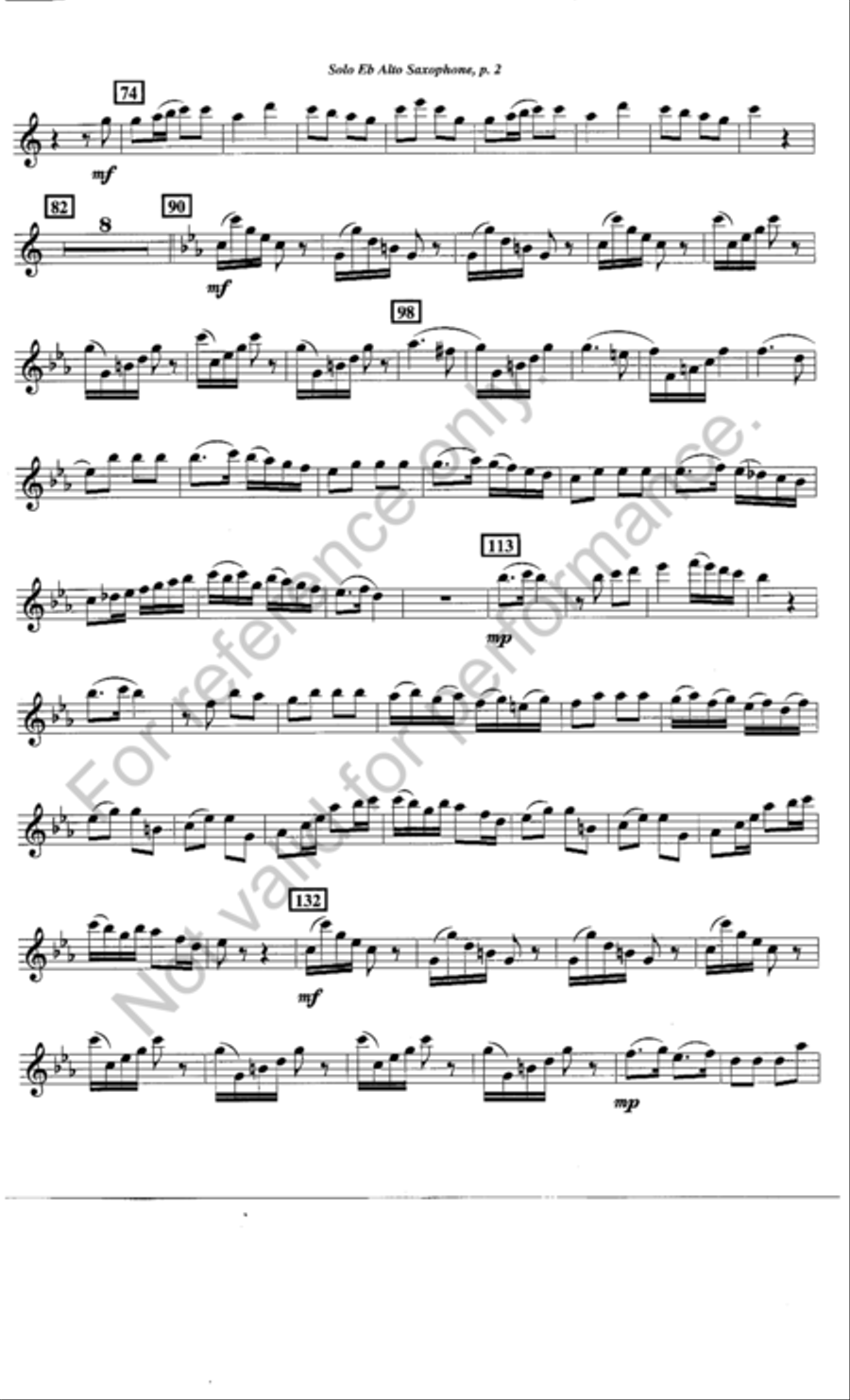 Classical Rondo Alto Saxophone scores gallery preview page 3