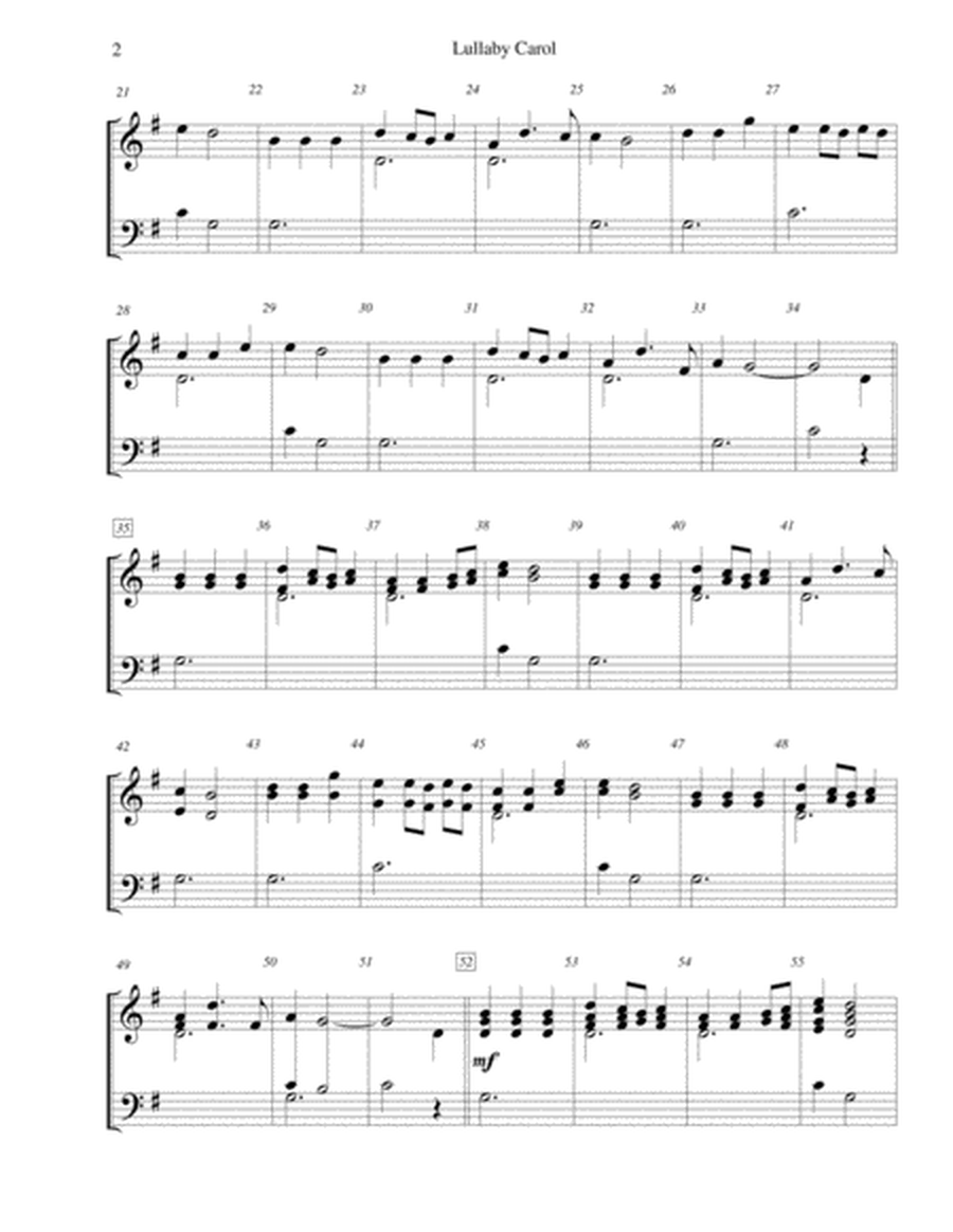 Lullaby Carol (Lullaby, Jesus) - for 2-octave handbell choir image number null