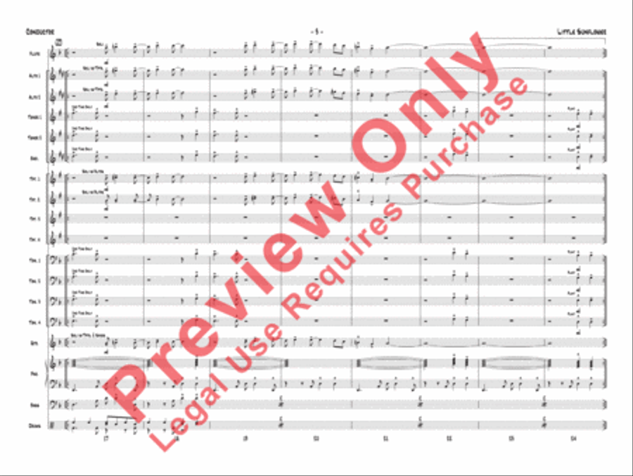 Little Sunflower Little Sunflower Jazz Ensemble scores gallery preview page 6