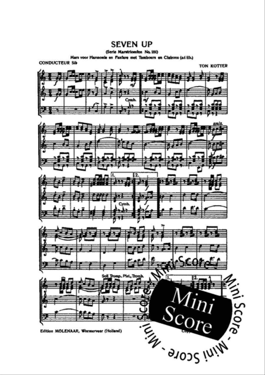 Seven Up Concert Band scores gallery preview page 4