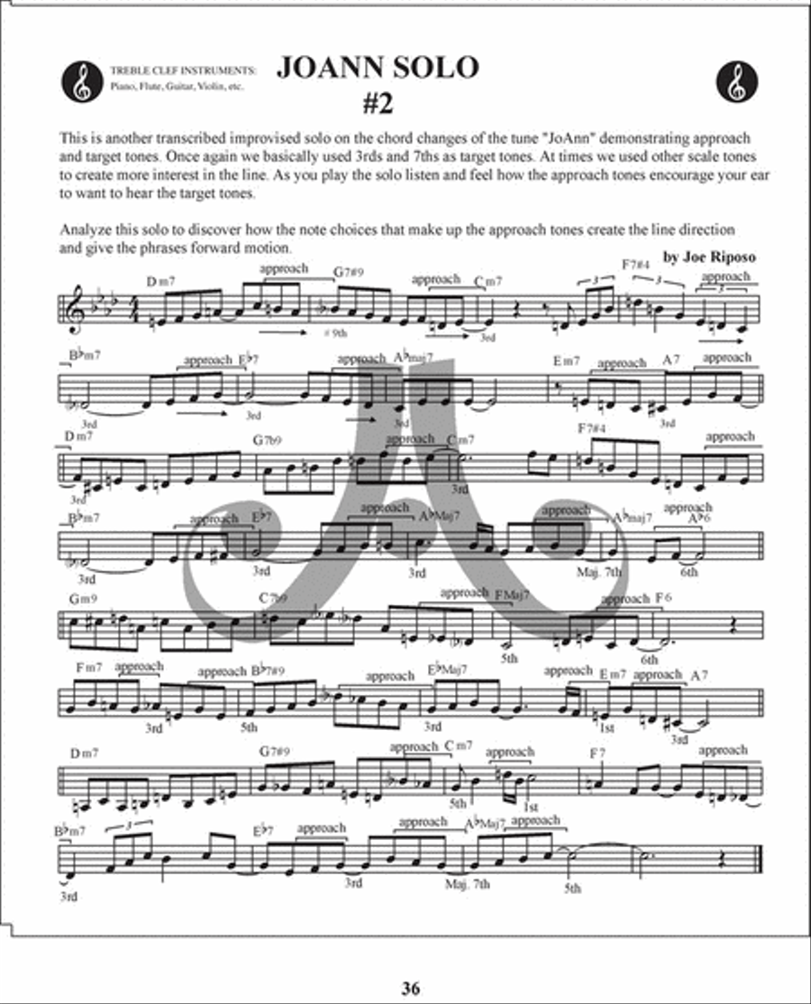 Target and Approach Tones Collection / Songbook scores gallery preview page 10
