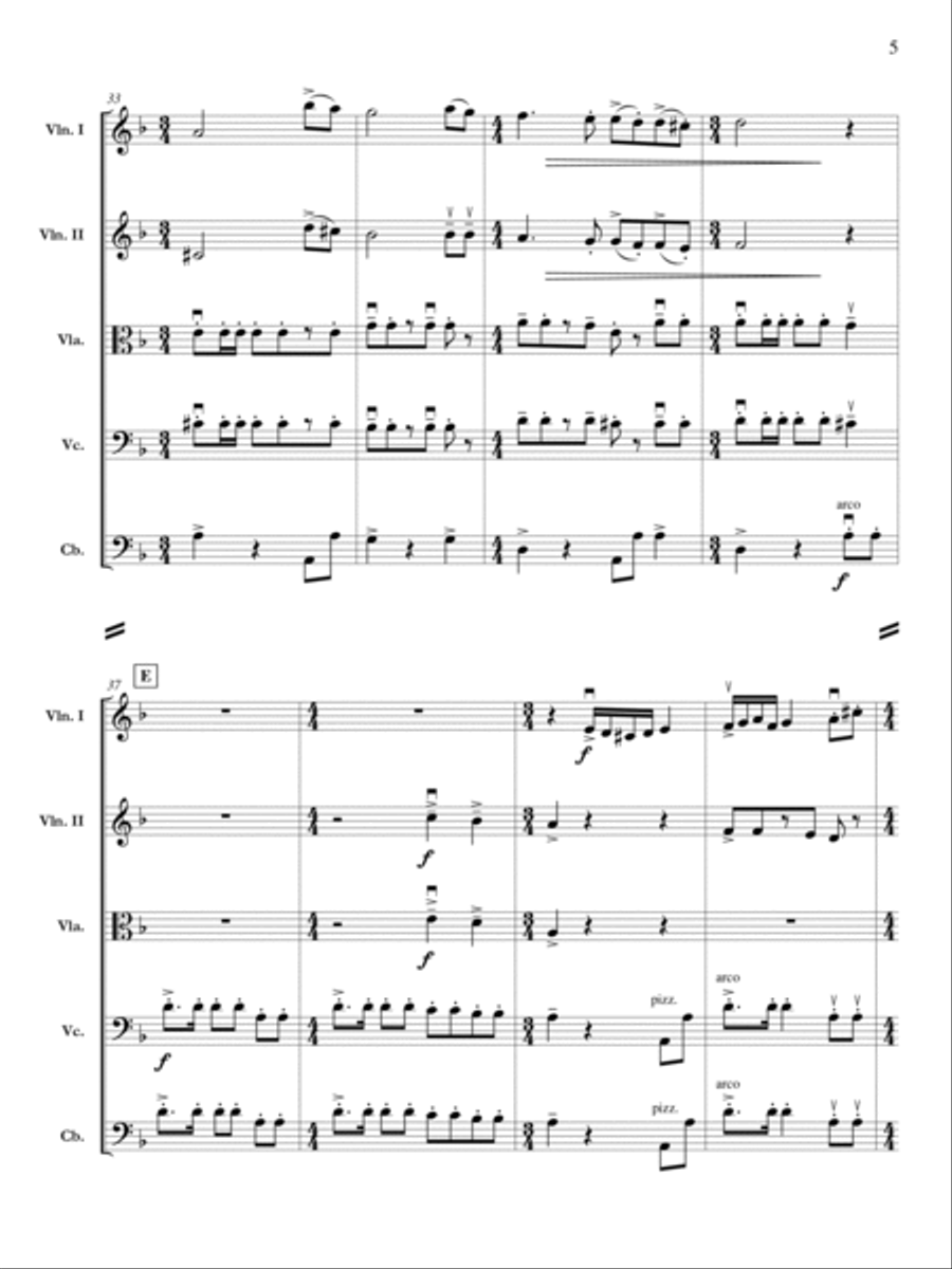 Lamma Bada Orchestra scores gallery preview page 6