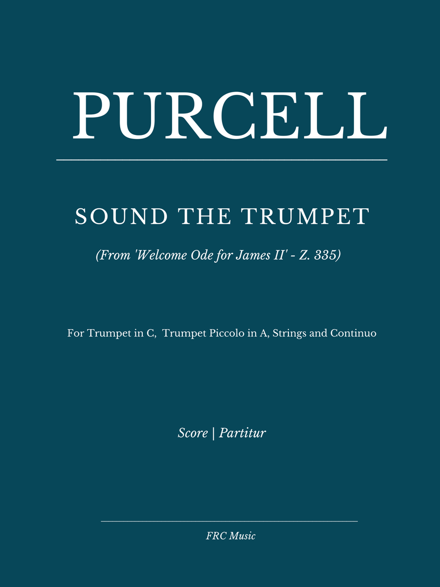 Sound the Trumpet (From 'Welcome Ode for James II' - Z. 335) String Orchestra scores gallery preview page 1