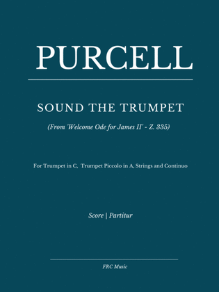 Book cover for Sound the Trumpet (From 'Welcome Ode for James II' - Z. 335)