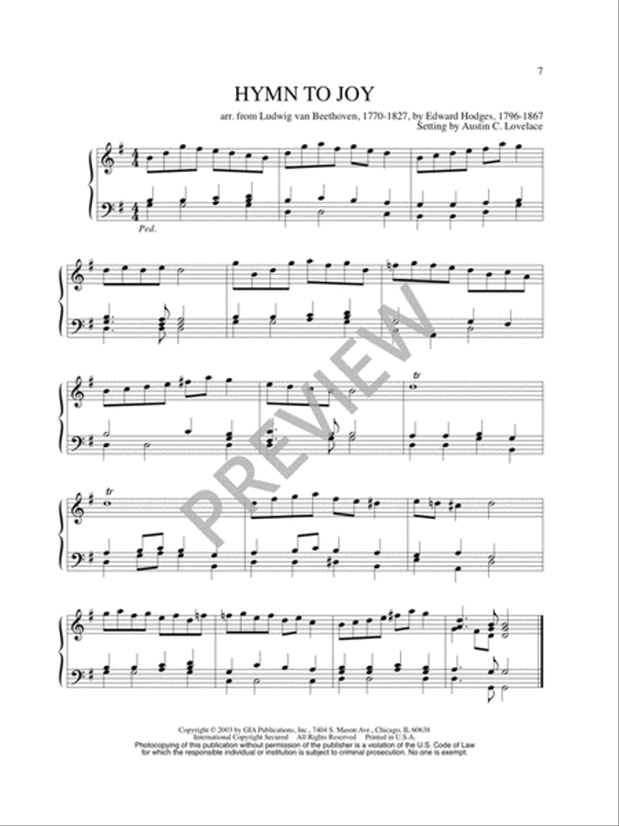 Fifteen Free Harmonizations Organ scores gallery preview page 9