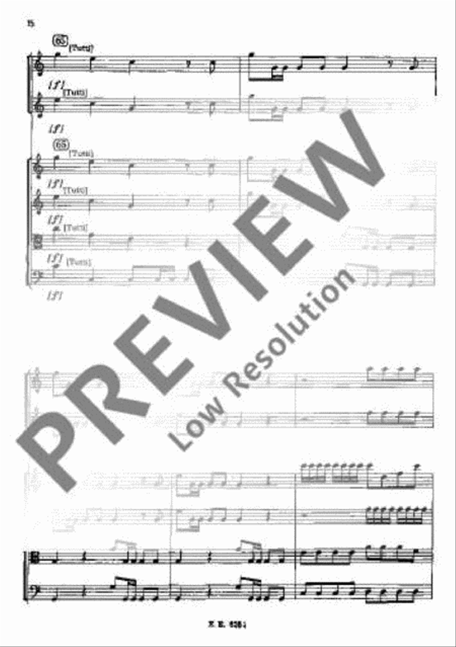 Concerto C major Trumpet Duet scores gallery preview page 19