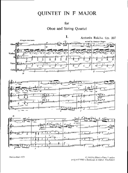 Quintet in F major Op. 107