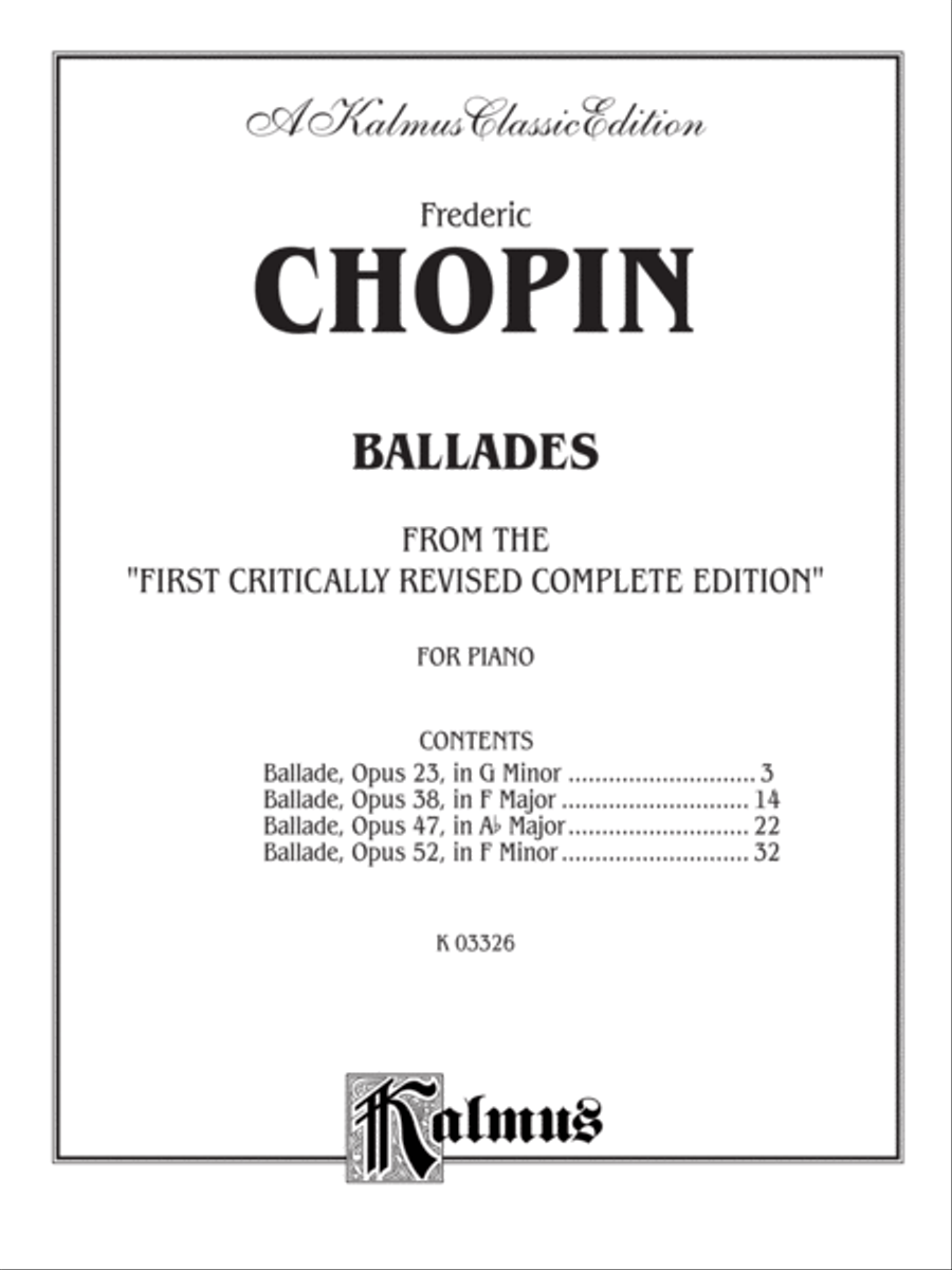 Ballades Piano Solo scores gallery preview page 2
