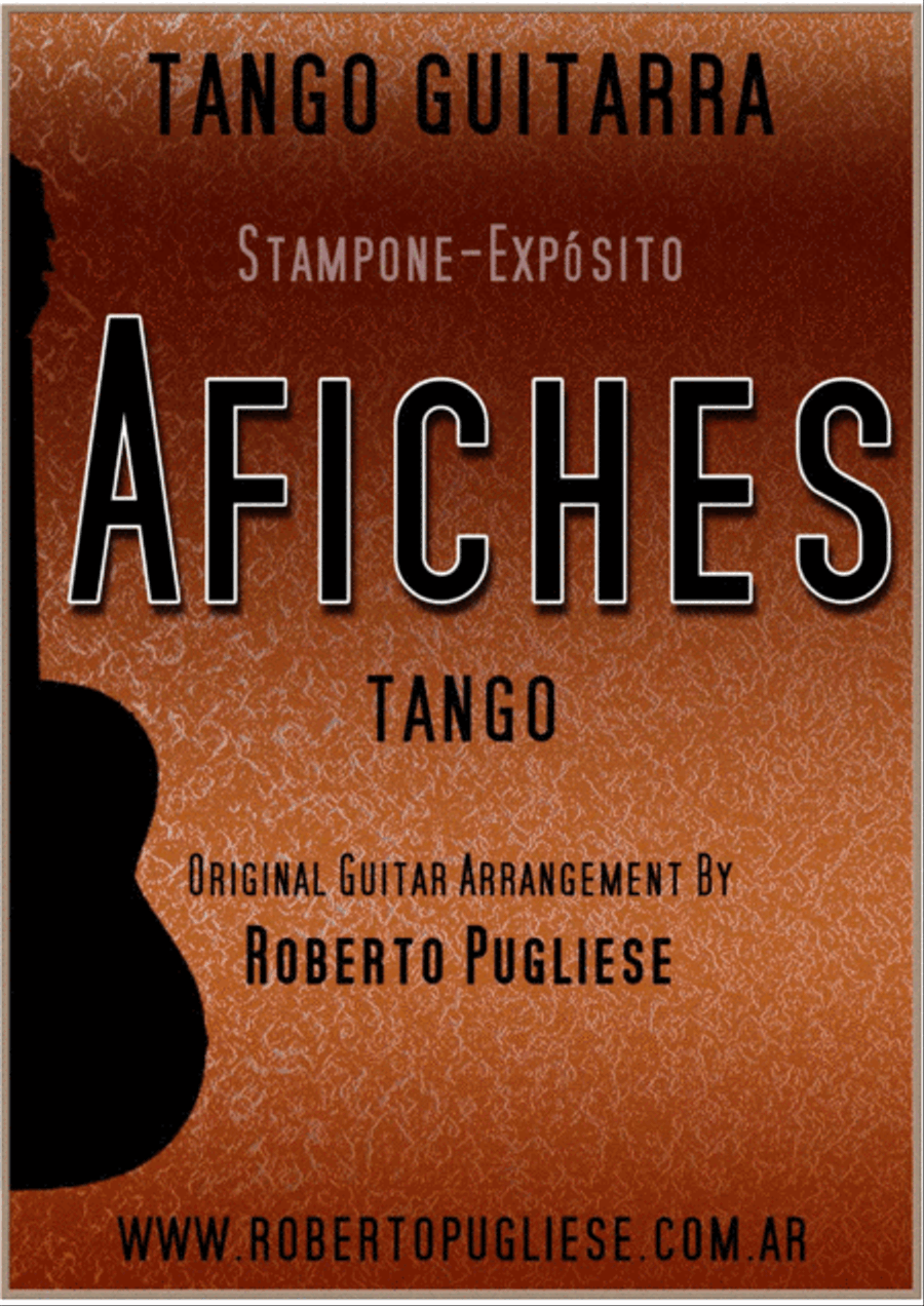 Afiches - Tango (Stampone - Exposito) Classical Guitar scores gallery preview page 1