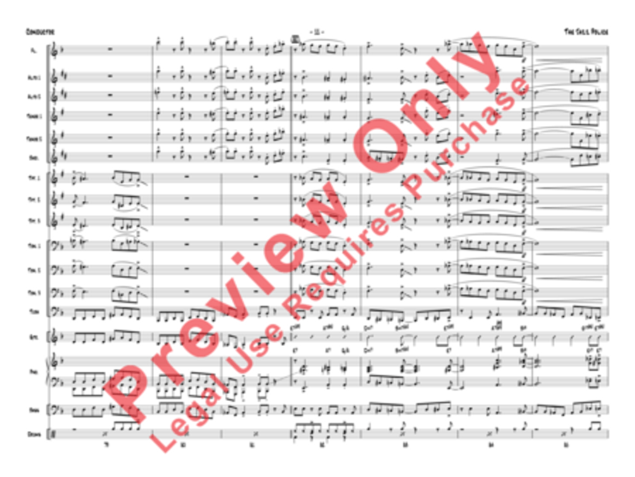 The Jazz Police Jazz Ensemble scores gallery preview page 14