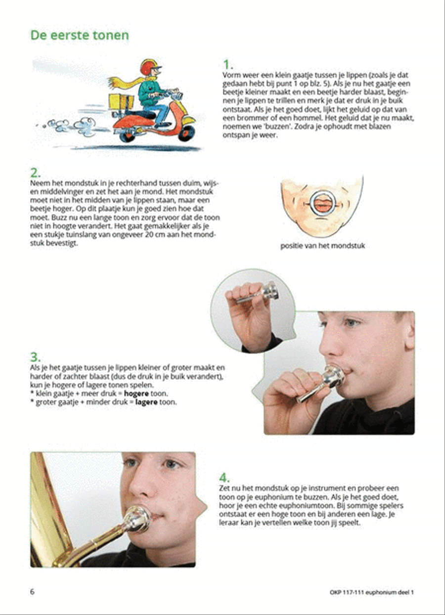 Samen Leren Samenspelen Vlaams Deel 1 Euphonium scores gallery preview page 4