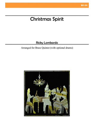 Book cover for Christmas Spirit for Brass Quintet