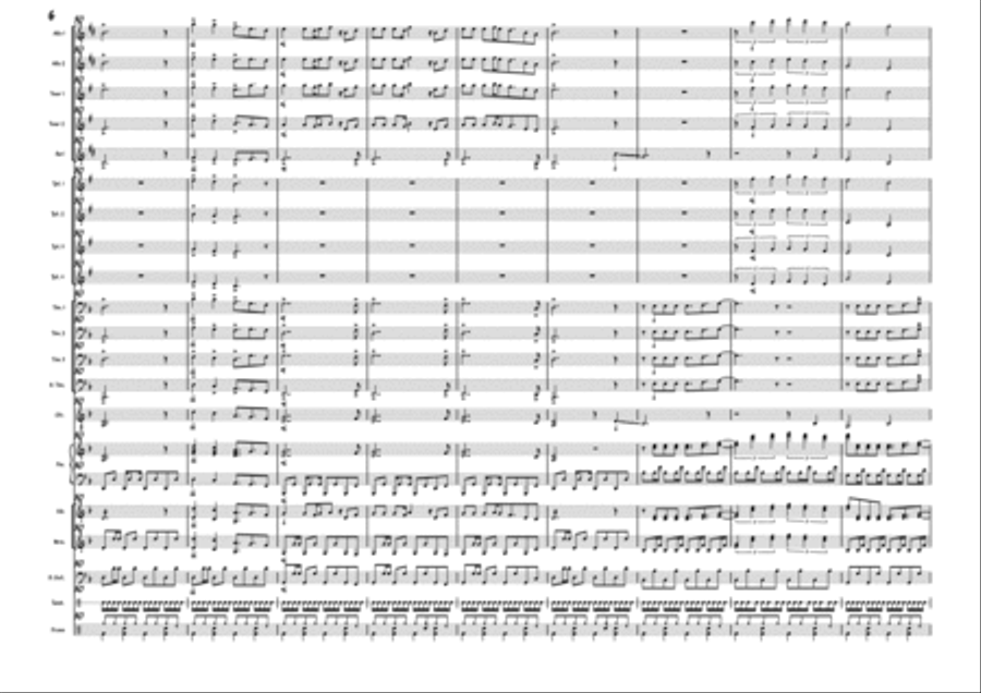 Gimme! Gimme! Gimme! (a Man After Midnight) Jazz Ensemble scores gallery preview page 6