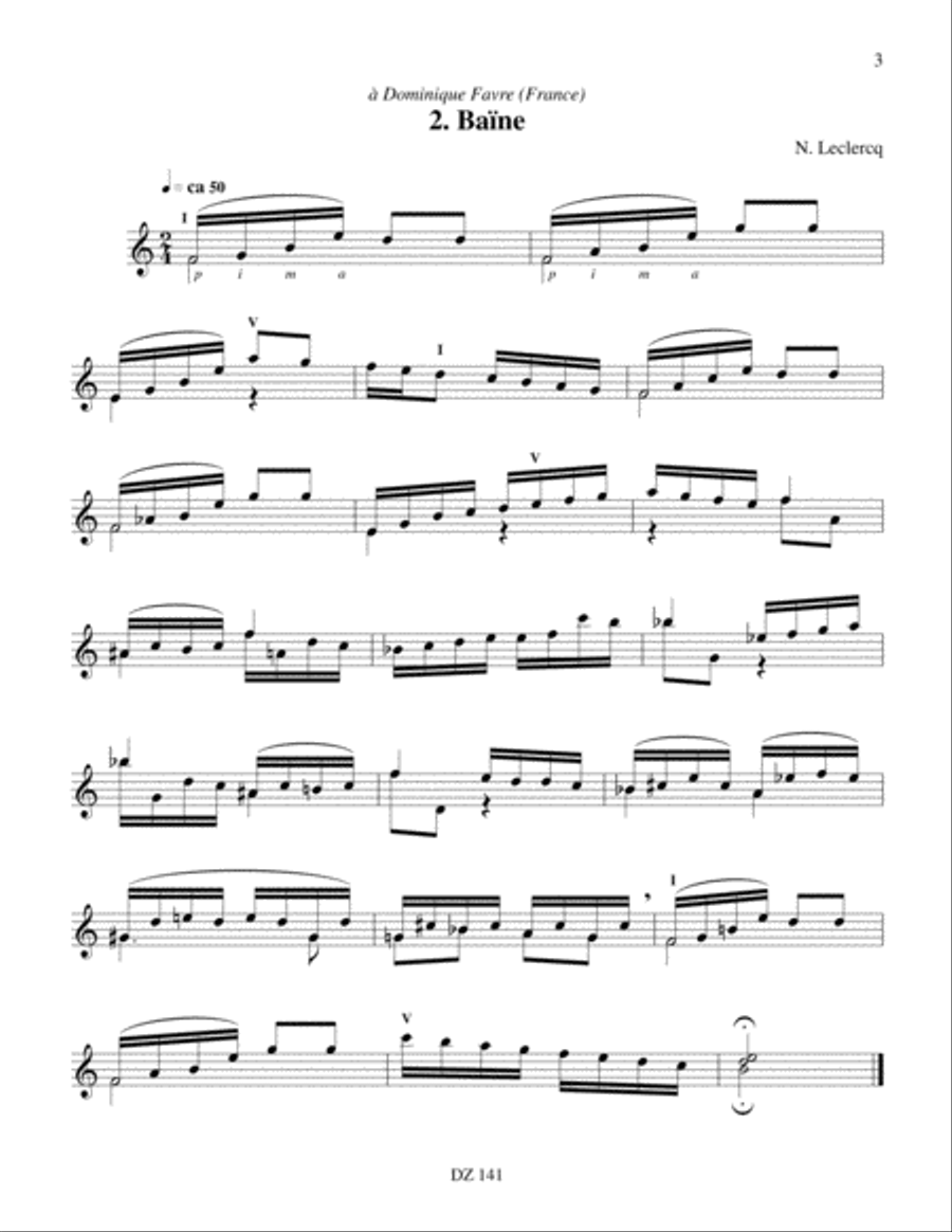 12 Indices Classical Guitar scores gallery preview page 3