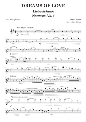 Dreams of Love No. 3 for Alto Saxophone and Piano