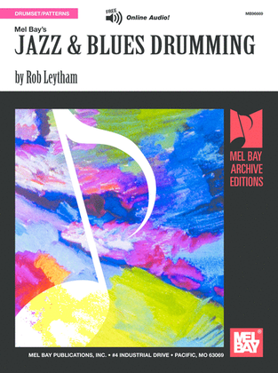 Book cover for Jazz & Blues Drumming