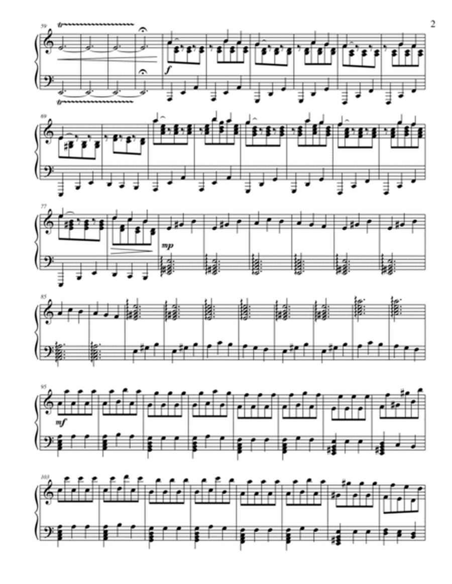 Malaguena Variations for Piano Solo image number null