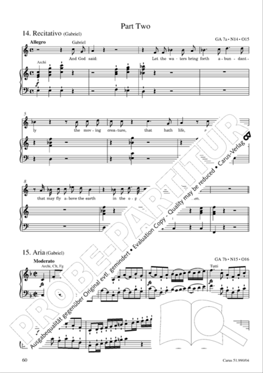 The Creation 4-Part scores gallery preview page 61
