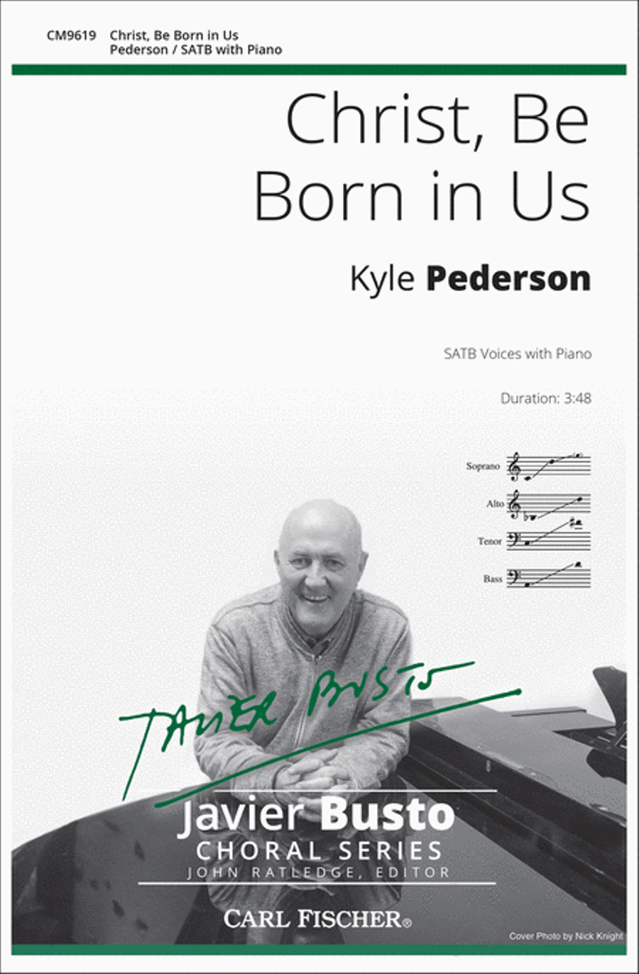 Christ Be Born in Us 4-Part scores gallery preview page 1