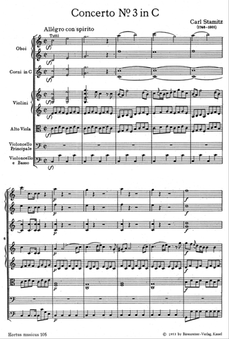 Violoncello-Konzert Nr.3 fur den Konig von Preussen C major Orchestra scores gallery preview page 2