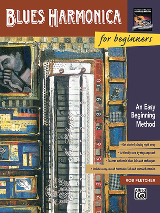 Book cover for Blues Harmonica for Beginners