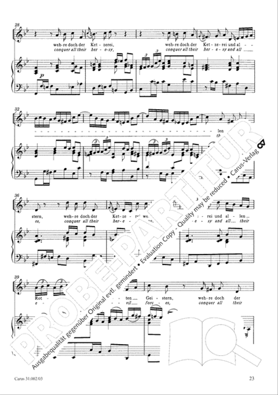 O God, from heaven look on us (Ach Gott, vom Himmel sieh darein) ATB scores gallery preview page 24