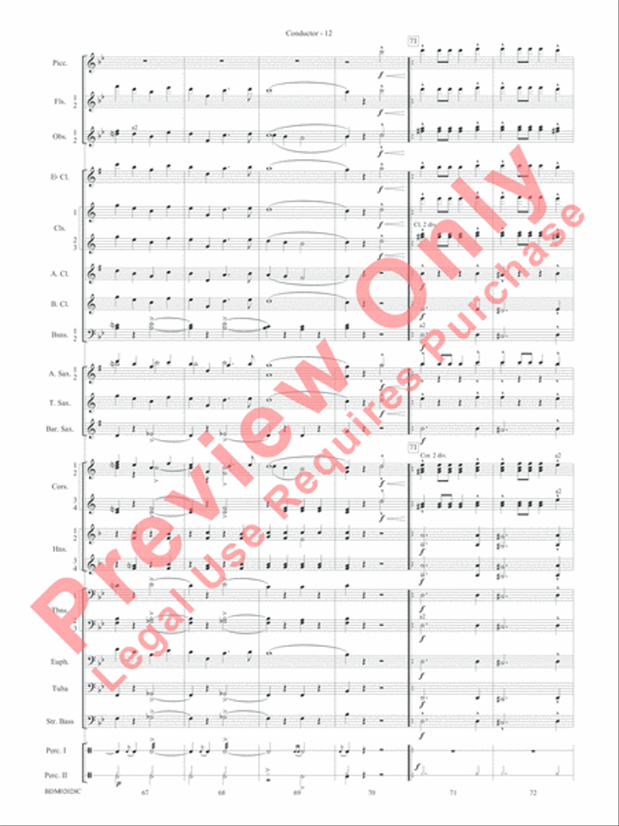 Golden Jubilee Concert Band scores gallery preview page 15