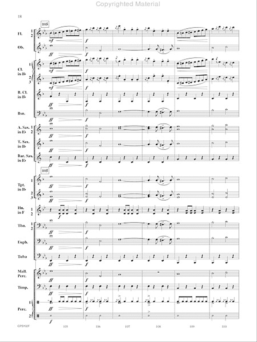 Rifle Regiment Rifle Regiment Concert Band scores gallery preview page 19