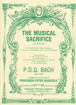 Book cover for The Musical Sacrifice