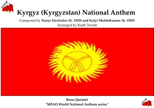 Book cover for Kyrgyz (Kyrgyzstan) National Anthem for Brass Quintet