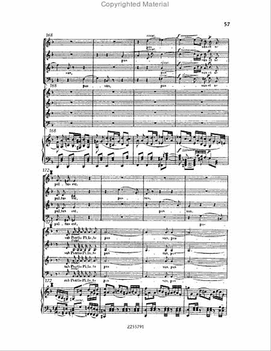 Missa Solemnis, Op.123 Choir scores gallery preview page 57