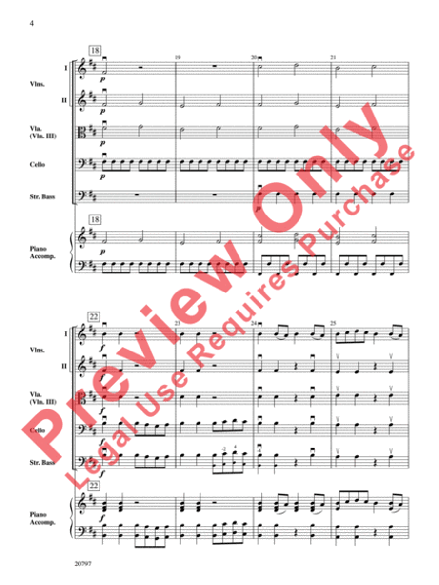 Dragonhunter String Orchestra scores gallery preview page 5