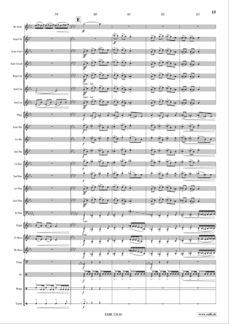 Bulgarian Festival Brass Band scores gallery preview page 16