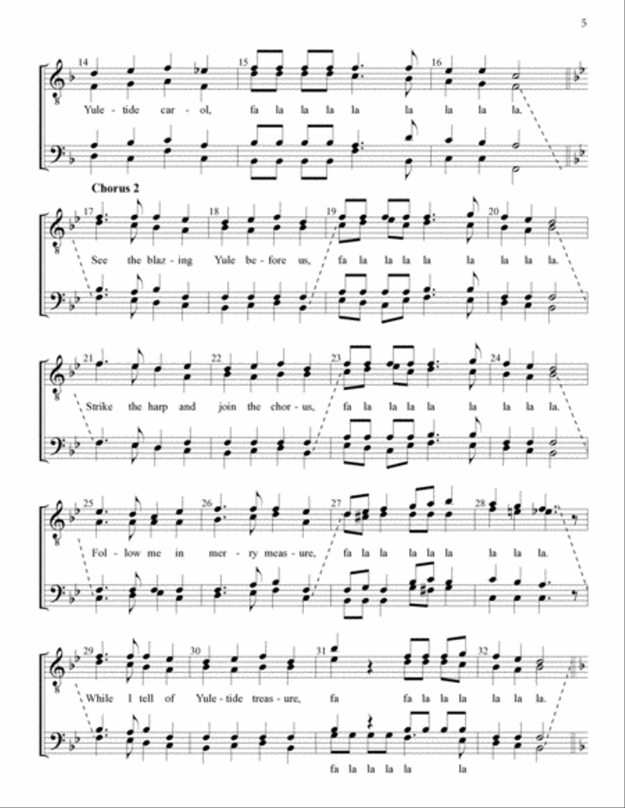 Yuletide Favorites (Volume II) TTBB scores gallery preview page 4