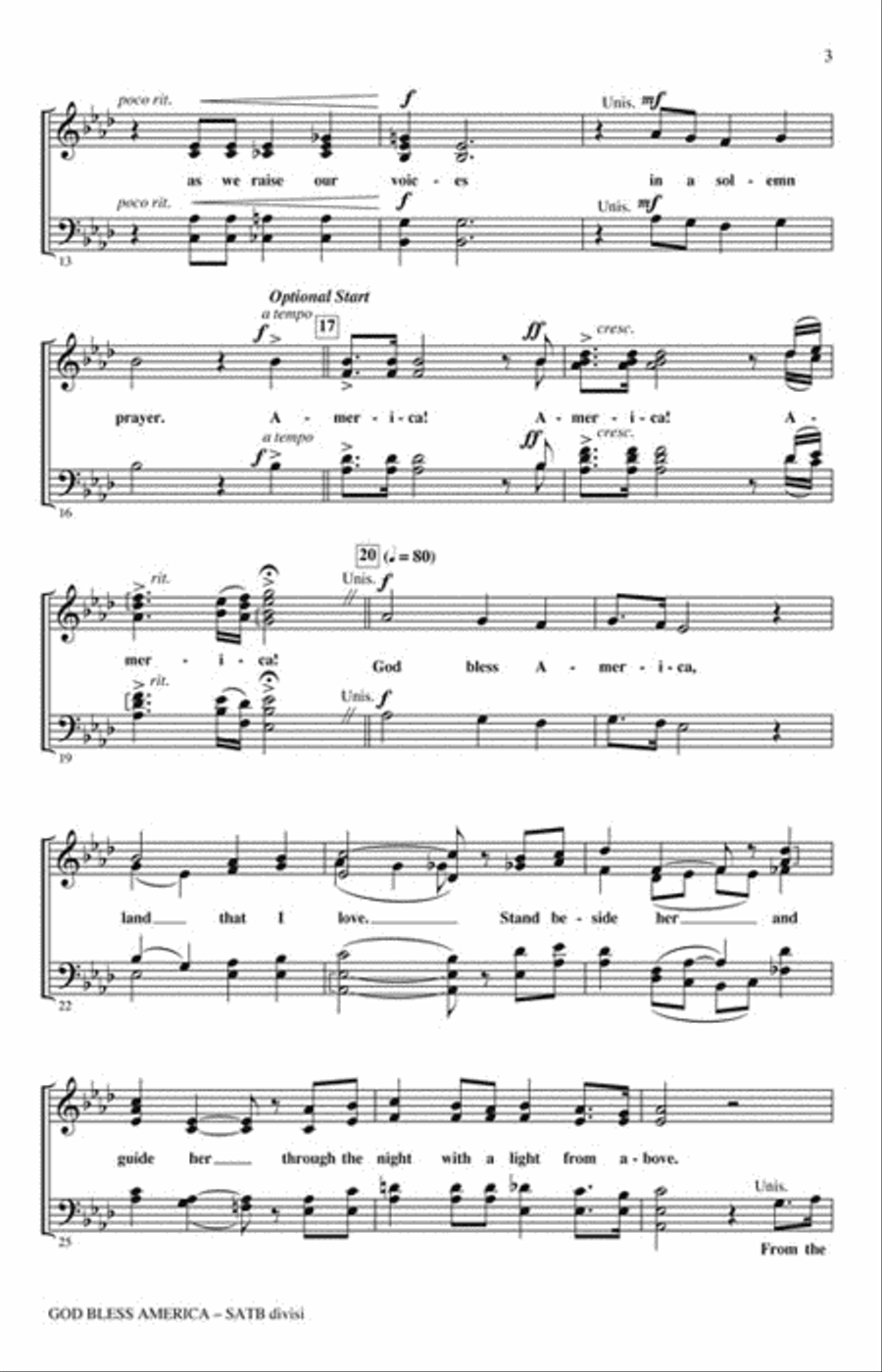 God Bless America® Divisi scores gallery preview page 3