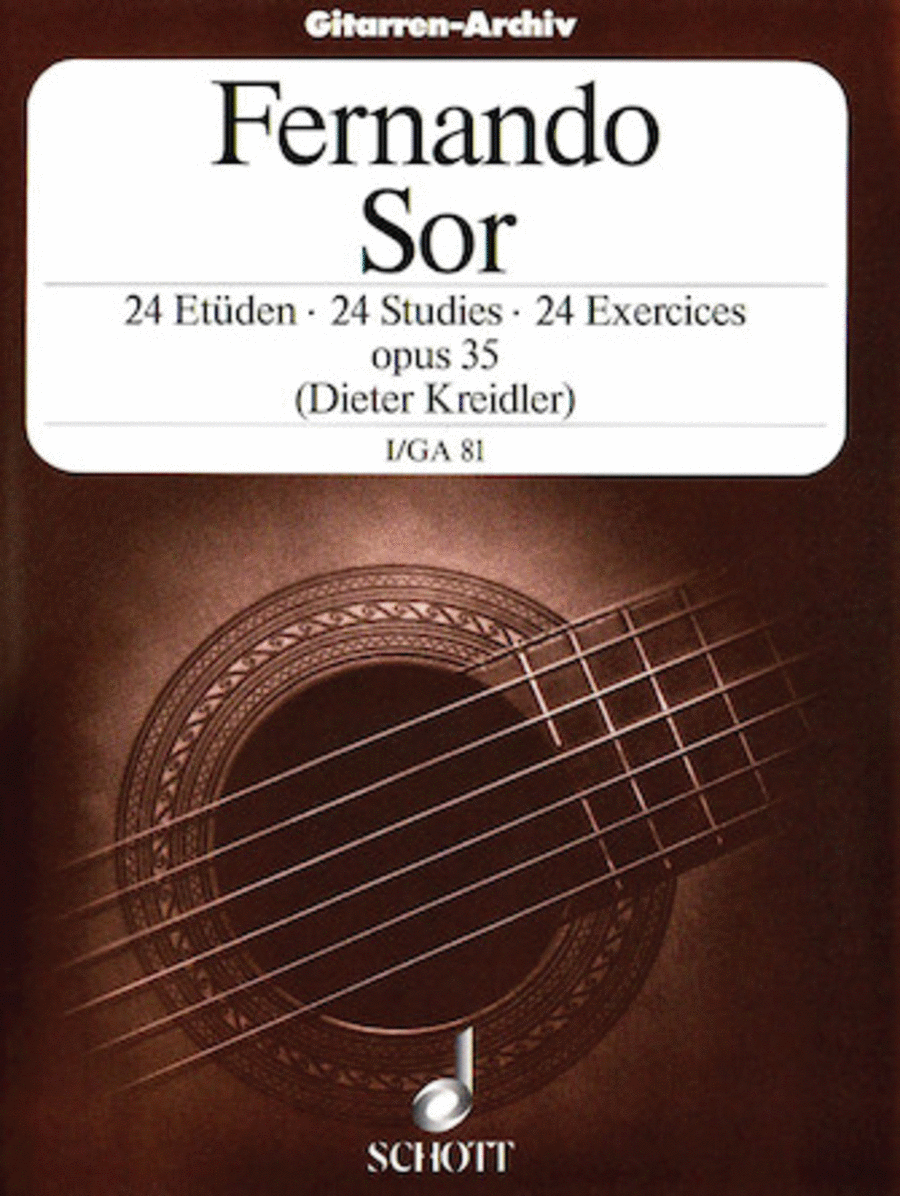 24 Etudes, Op. 35 Acoustic Guitar scores gallery preview page 1