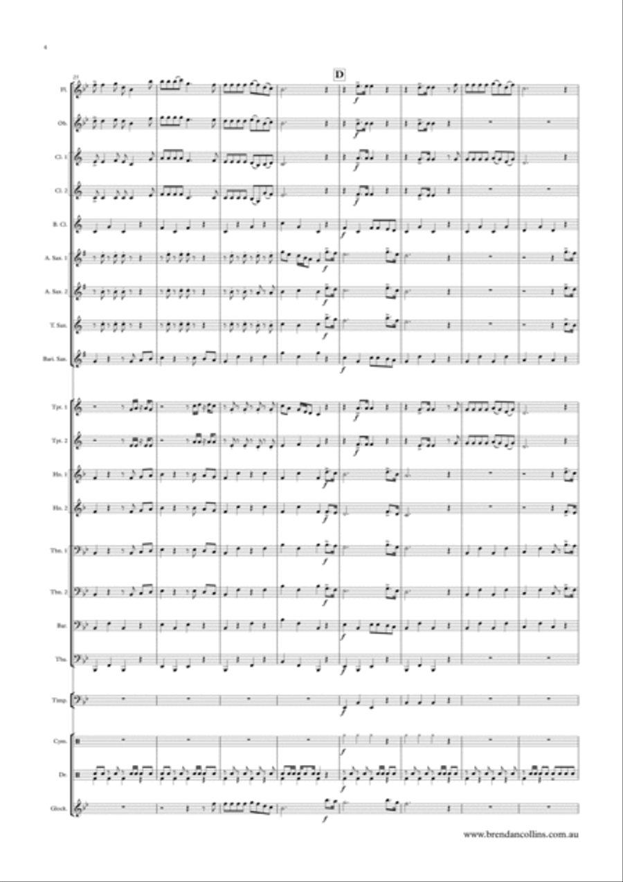 All Aboard Concert Band scores gallery preview page 4