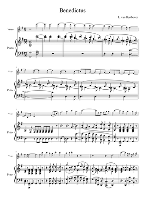 Missa Solemnis - Benedictus Violin Solo